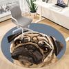 1pc Pug Portrait Chair Carpet for Office - Durable, Ideal for Chair Mats, Stylish & Functional Decorative Rug yy260203019