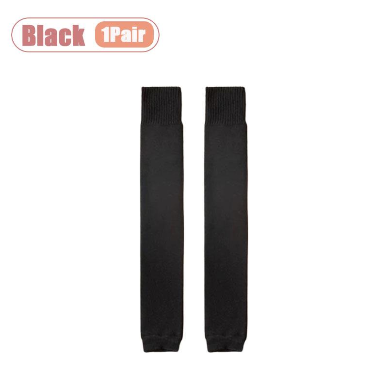 1-20Pairs Over Knee Fleece Lined Thermal Leg Warmers for Women Thick Terry Loop Knee Protector Winter Home Outdoor Sports Cozy
