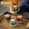 80ml Ceramic Kiln Into Espresso Cup Small Creative Hand Warm Spirit Owner Sample Tea Cup Hair Home Kitchen Mug