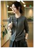 2025 Autumn/Winter Women's Round Neck Pure Wool Cardigan with Rhinestones, Slimming Knit Cashmere Sweater Coat