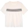 Betu Damen T-Shirt mit Stickerei, kurzärmelig