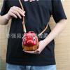 Cowhide Creative Pig Change Bag Car Key Bag Zodiac Small Backpack One Shoulder Crossbody Bag Small Gift