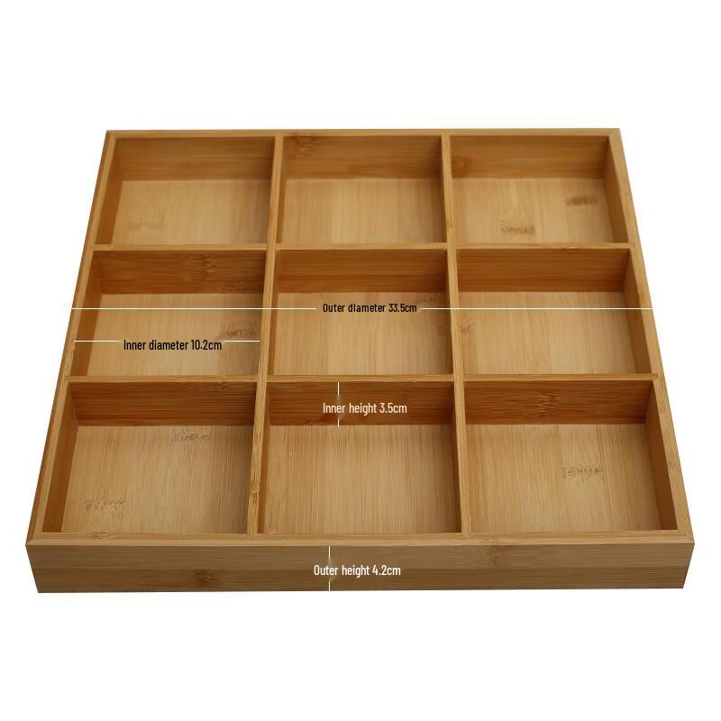 Nordic Style Bamboo & Ceramic Divided Dipping Dish Set