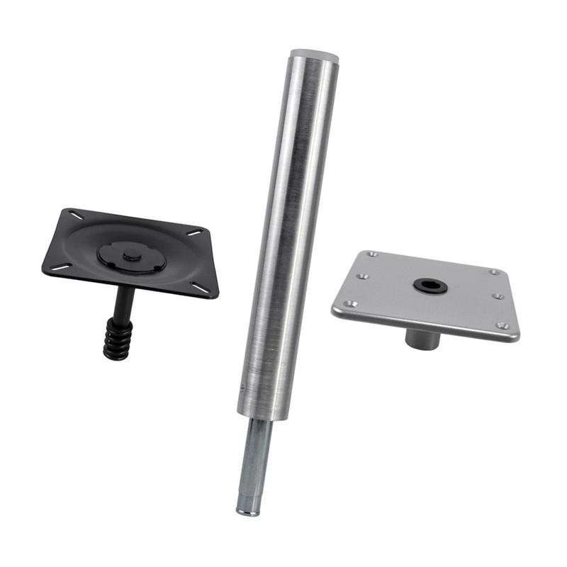 Boat Seat Pedestal Base Kit Marine Base Pedestal Plate Versatile Easy to Install Rack 11inch Tall Parts for Outdoor Jon Bass