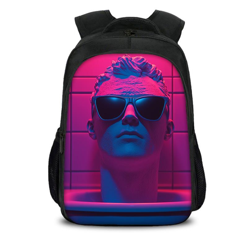 Toilette Skibidi Sac à dos double couche Durable Tendance Polyvalent Grande capacité Dessin animé Garçon et Fille d'école Anniversaire Meilleur Cadeau