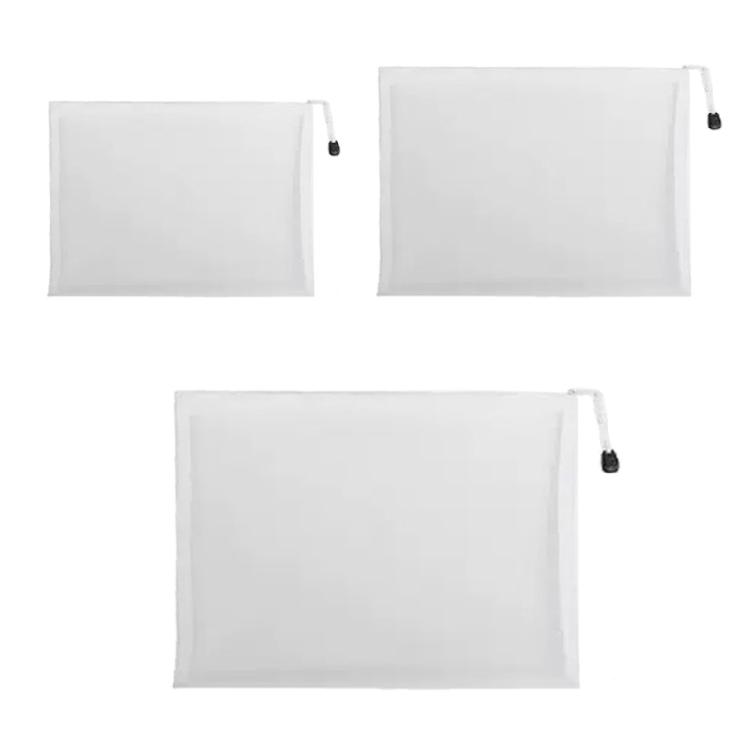 Mesh Sorting Pouches For Building Blocks Puzzle Zippered Closure Transparent Storage Solution For Small Toy