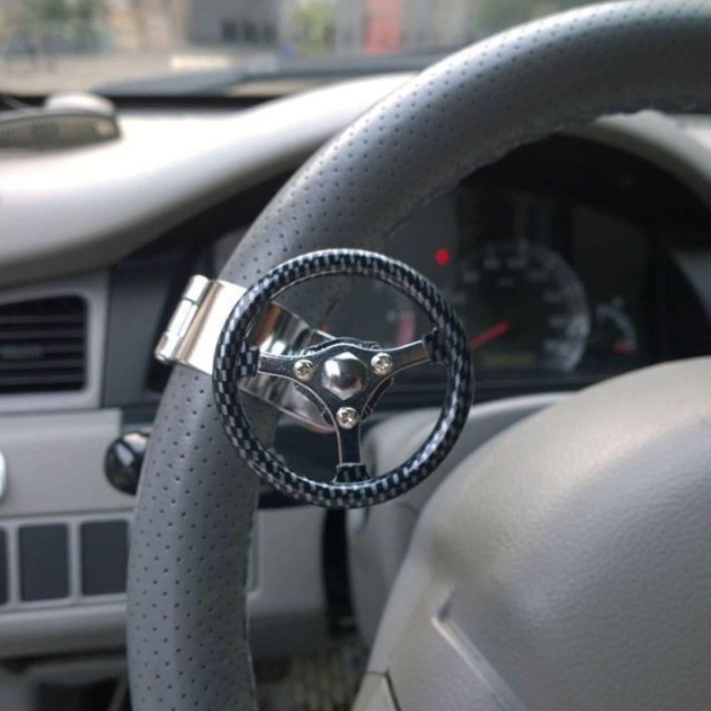Stainless Steel One Hand Driving Knob Wear Resistant Power Steering Knob Vehicle Interior