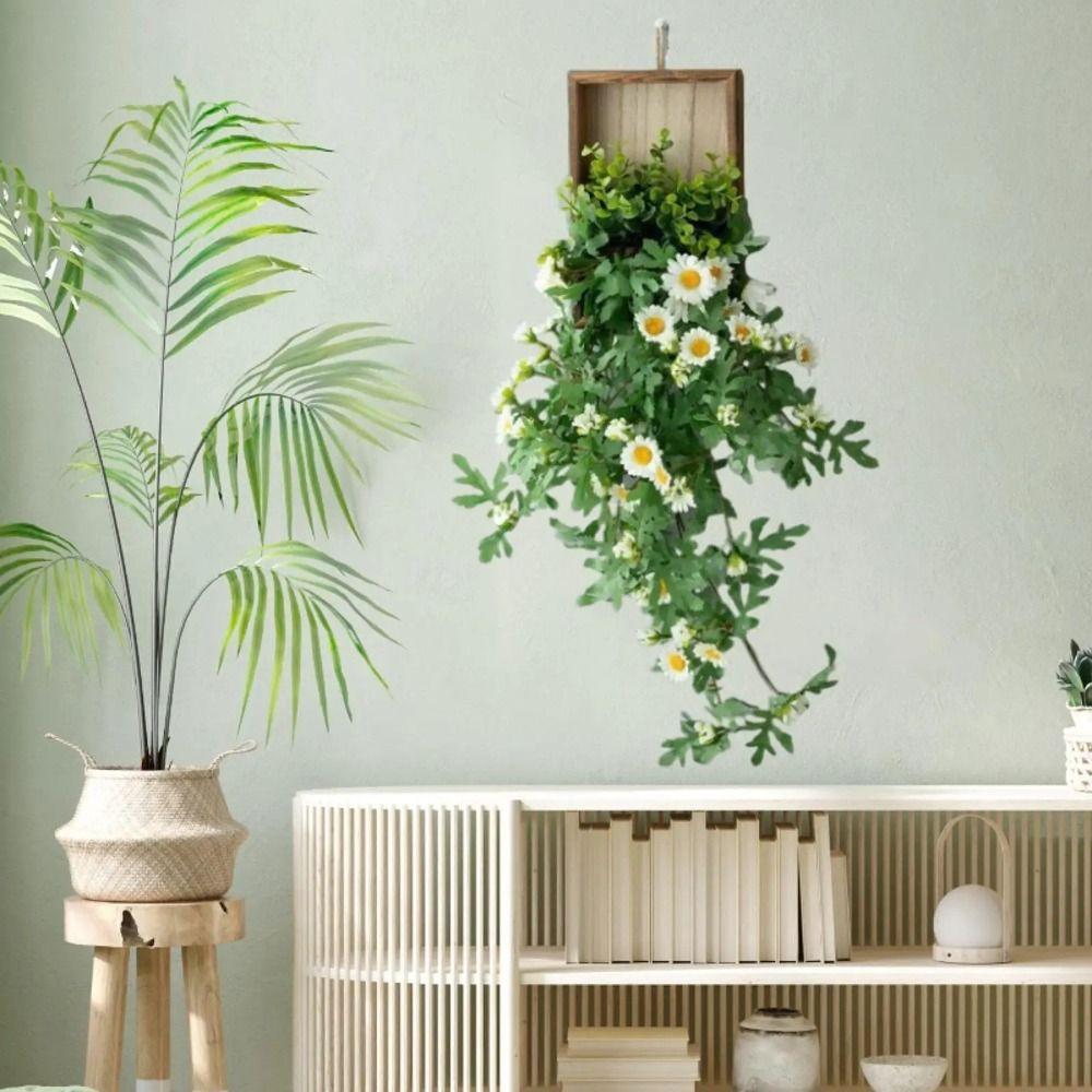 Nordic Style Artificial Flower Vine Elegant Hanging Daisy Pendant False Flower Vine Wedding
