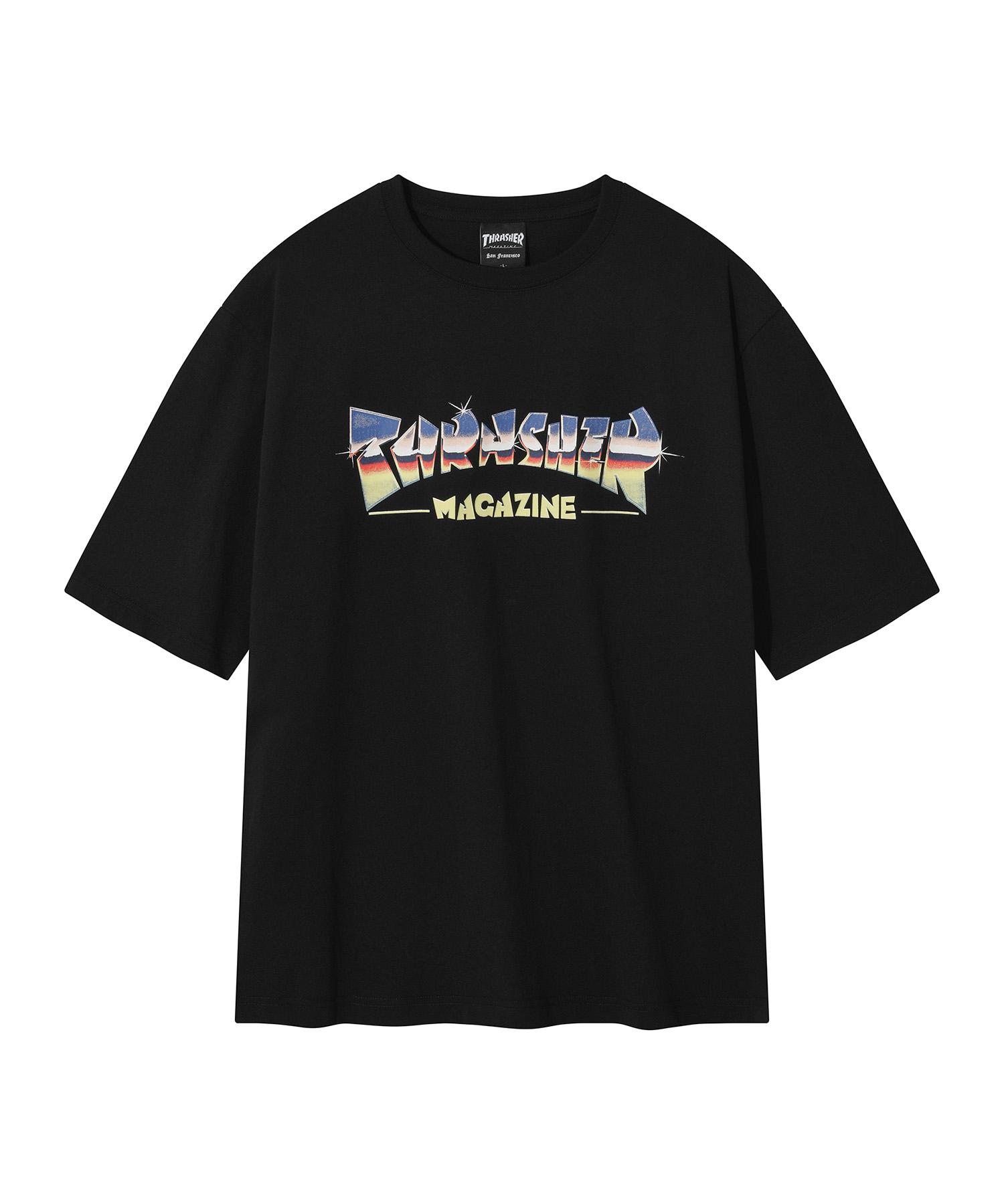 Treasure Metal Magazine Logo Short Sleeve T-Shirt Black L