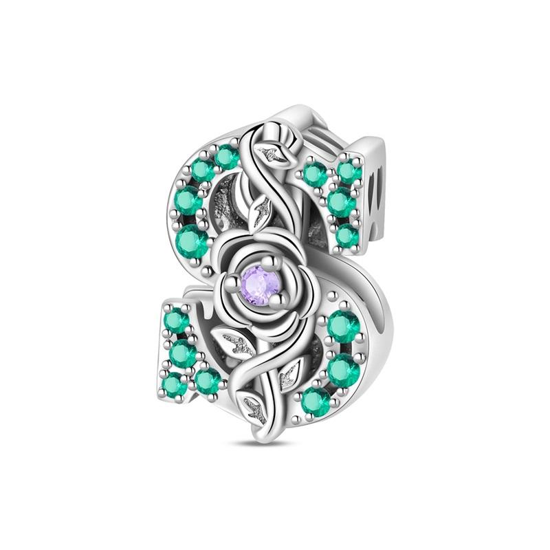 925 Silver Green Series Longing For The Tree Of Free Life Charms Beads For Women Fit Bracelet DIY Jewelry Gift