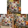 Federa Cuscino Peluche Animale Fungo per Decorazione Soggiorno Lounge