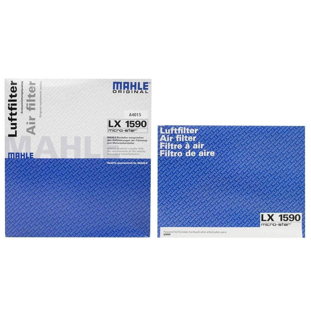 MAHLE Air Cleaner Filter for BMW M3 Coupe Sedan A4015 Compatibility Confirmation Made by OEM Filter Manufacturer E90/E92 (ABA-WD40, CBA-WD40,