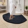 Thickened Cobblestone Bathroom Floor Mat Dirt-resistant Absorbent Floor Mat  for Toilet