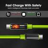LED Display USB C Fast Charging Cable 100W 240W, USB A To Type C and USB C To USB C Data Sync Cord for Phones Laptops Tablets