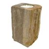 Petrified Wood Tealight Candle Holder