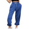 Women's Casual Pants High-waisted Belted Jogging Pants With Pockets