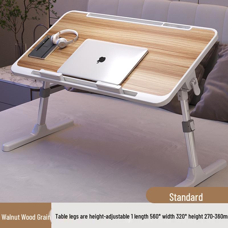 Foldable Adjustable Bedside & Laptop Desk for Dorm Study