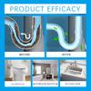 Effervescent Cleaner Tablets - Foaming Unclogging for Kitchen Sink, Bathroom