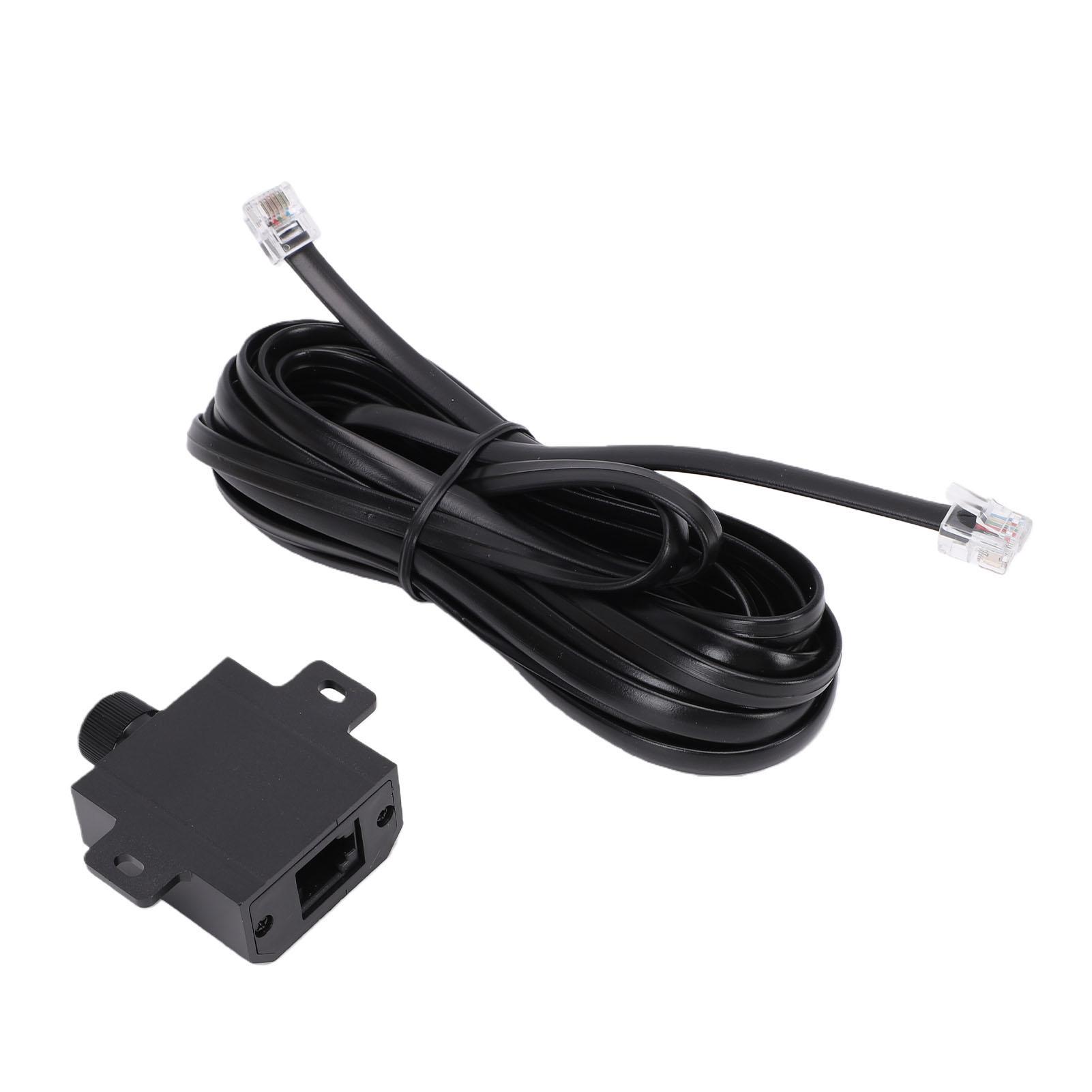 

Car Bass Control Knob 6 Pin Universal Subwoofer Volume Knob with 5m Cable for Car Motorcycle Speaker Home Theater
