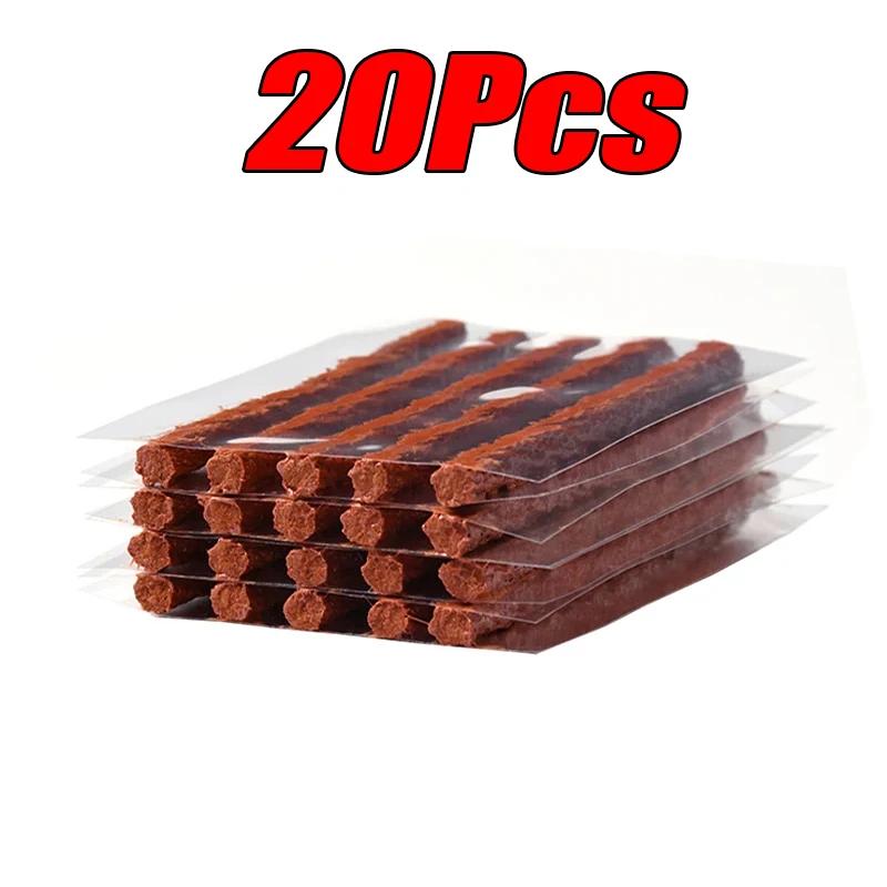 5-50 stk bildekk reparasjonsverktøysett med gummistrimler slangeløse dekk punkteringsplugg Motorsykkel lastebil Vakuum dekk reparasjonsverktøy