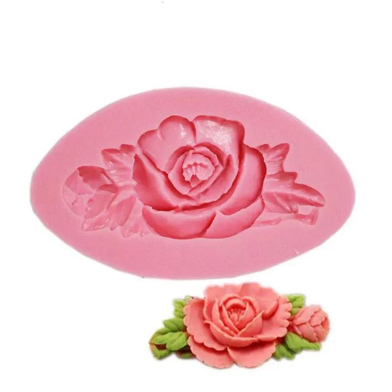Creative Handmade DIY Craft Silicone Mold Single Mini Flower Fondant Mold Silicone Sugar Craft Molds Accessories Supplies Tools