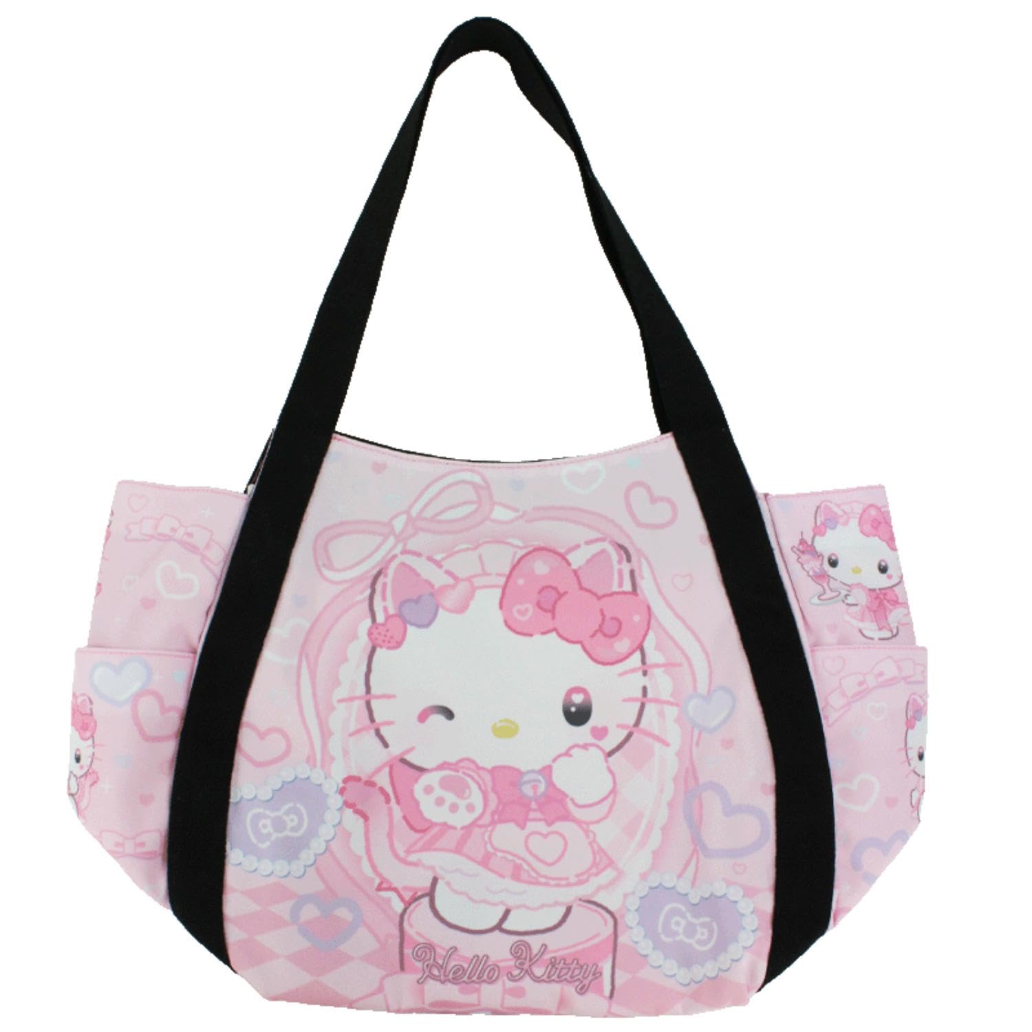 

Yasuda Tsusho Print Balloon Bag, Hello Kitty Balloon 4268, Character Tote Bag, Hello Kitty, Approximately H30 x W49 x D21.5cm, KT Balloon 4268