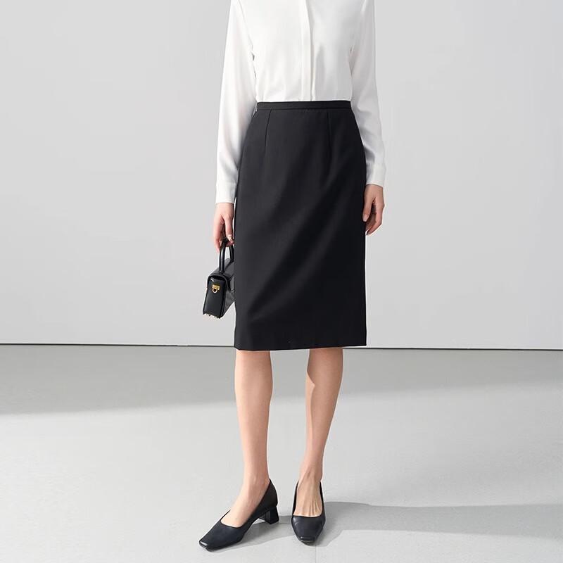 Women's Professional Black Pencil Skirt