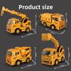 Plastic Vehicle Engineering Toy With Inertial Motion And Action Features For Kid