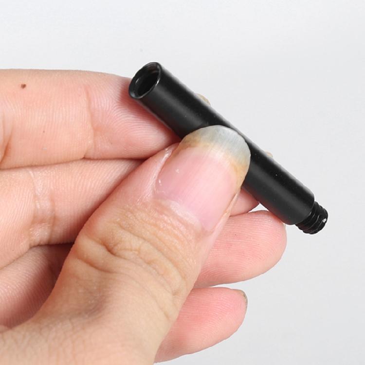 Professional Tripod Extension Rod for Camera Support Tripods and Monopods Stabilizers with 1/4" Screw Thread Aluminum