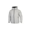 Puffer Jackets Men's Gray Hooded Moderate Puffer Jacket FT2416