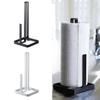 Kitchen Metal Roll Paper Holder Portable Tools Roll Paper Towel Holder Bathroom Tissue Stand Silver Napkins Rack Home Storage
