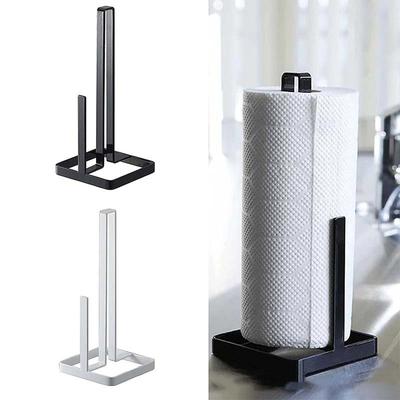 Küche Metall Rollenpapierhalter Tragbare Werkzeuge Rollenpapierhandtuchhalter Badezimmer Toilettenpapierständer Silber Serviettenständer Heimaufbewahrung