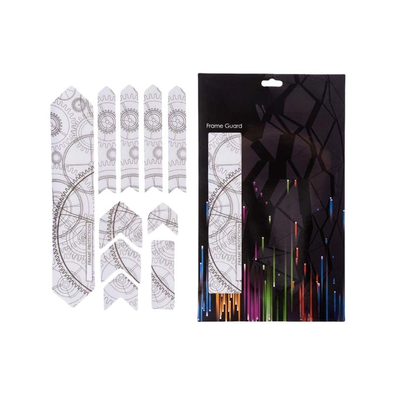 Road Mountain Bike Chain Sticker Protective Film Scratch Resistant Protectors for Most Bike Frame