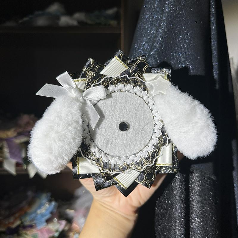 

1шт лай лоток милый ткань Ins ветер вторичные периферийные устройства оригинальный значок украшение нижний кронштейн щенок многоцветный