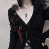 Edgy Skull Pendant Necklace Fashionable Skeleton Neckchain Street Culture Inspired Clavicle Chain for Trendsetters