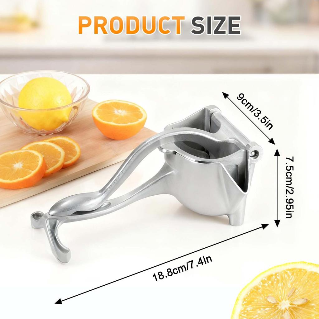 Manuell Juicer Aluminiumlegering Handtrycksjuicer Granatäpple Apelsin Citron Sockerrörsjuice Kök Bar Fruktverktyg Acce