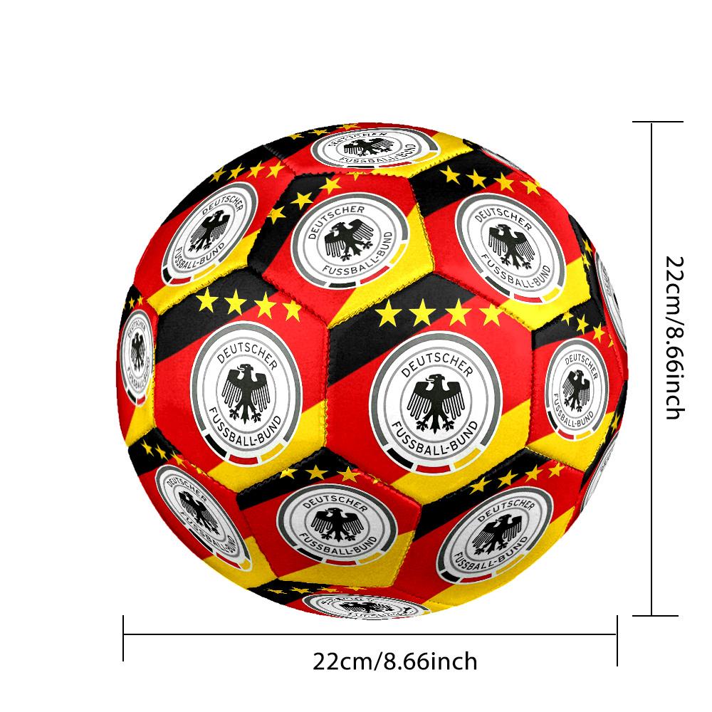 Squadra di calcio Tema Taglia 5 Pallone da Calcio da Partita Professionale per Esterno Pallone Morbido da Allenamento