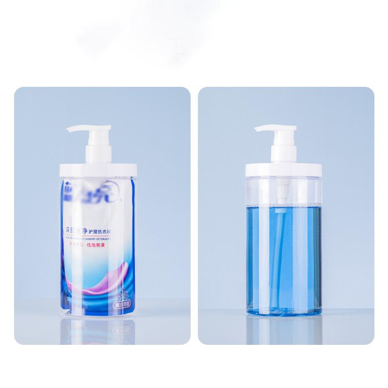 Pump Bottle Dispenser Refillable Wide Mouth Jar Style Empty Pump Bottle Bathroom Shower Container for Lotion Shampoo Conditioner