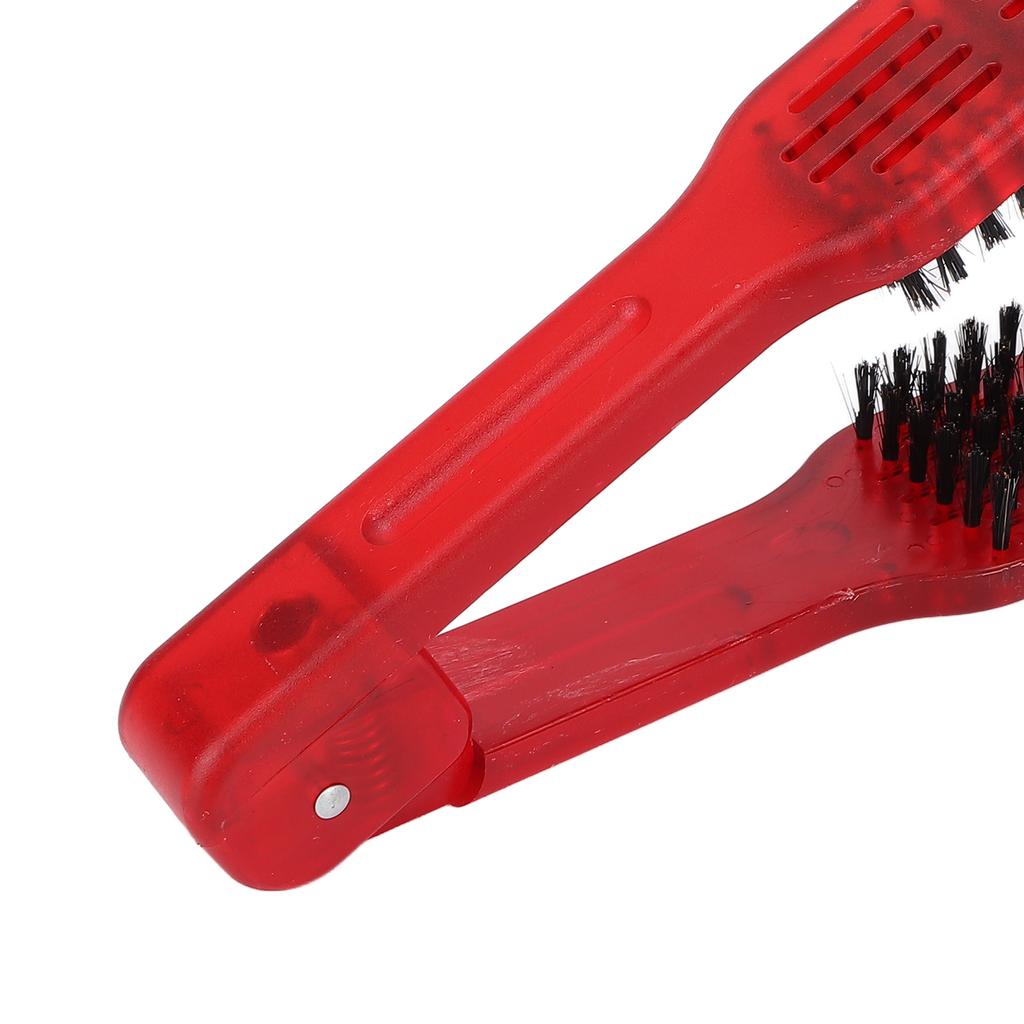 Hair Straightener Brush High Temperature Resistance Double Side Hair Straightening Styling Brush