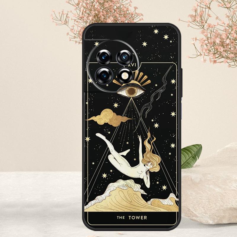Astrology Tarot Cards Case For OnePlus 15R 13R 13T 15 13 12 12R 11 10T 8 9 10 Pro Nord 5 CE 4 3 Lite N20 N30 Cover