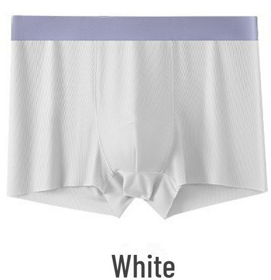 "DGG Pánské bezešvé boxerky z ledového hedvábí s grafenem - Antibakteriální a prodyšné letní spodní prádlo"