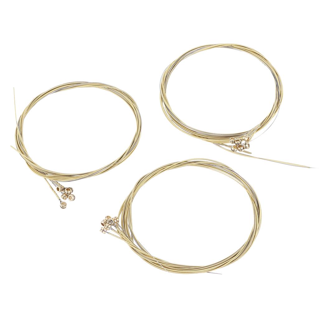 3Set Universal Steel Acoustic Folk Guitar Strings Replacement Musical Instrument Accessories3Set Brass Strings