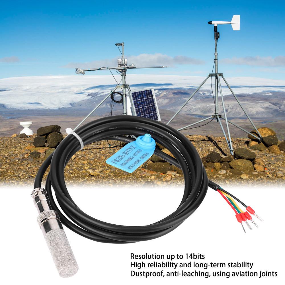Soil Moisture Sensor Meter Digital Soil Temperature Humidity Sensor Meter Probe(SHT31)
