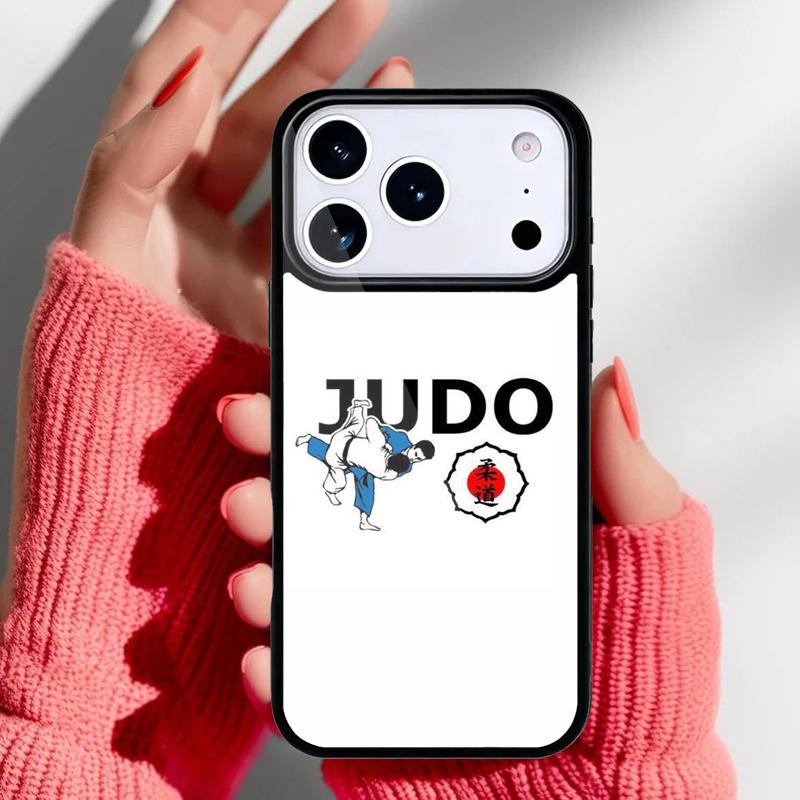 Judo Colorful Cute Phone Case for iPhone 17 16 15 14 13 Pro Max Back Cover for 12 11 Pro Coque