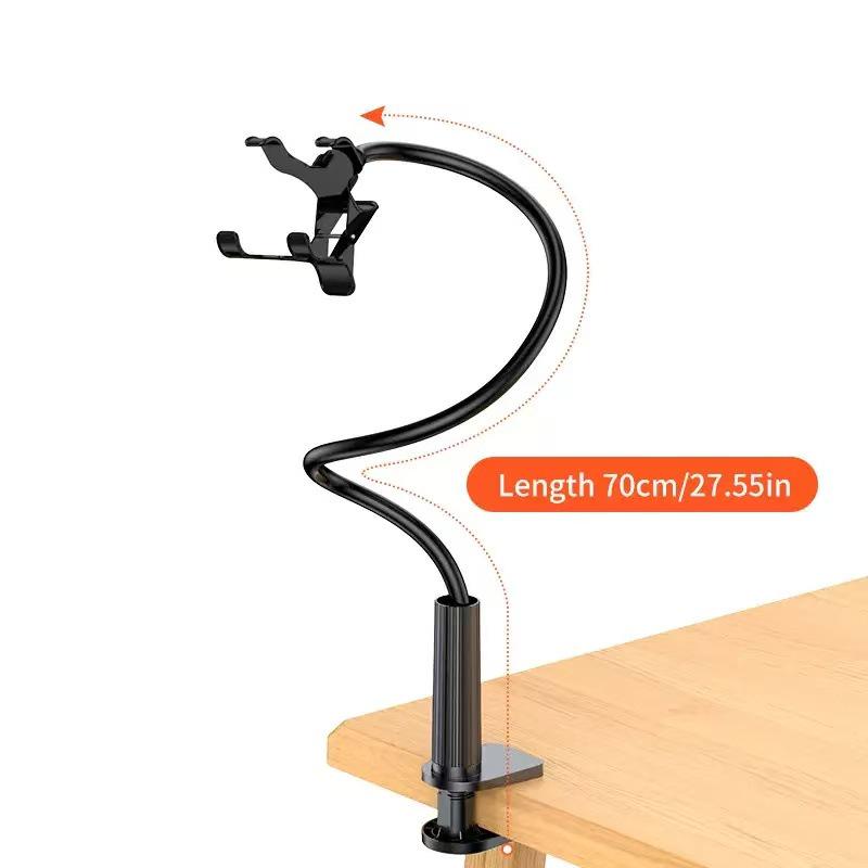 Universal Lazy Phone Holder: Multi-functional Spiral Base for Bedside, Tabletop, or Bed Head