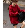 Demana Women's Warm Lace Patchwork Hooded Sweatshirt