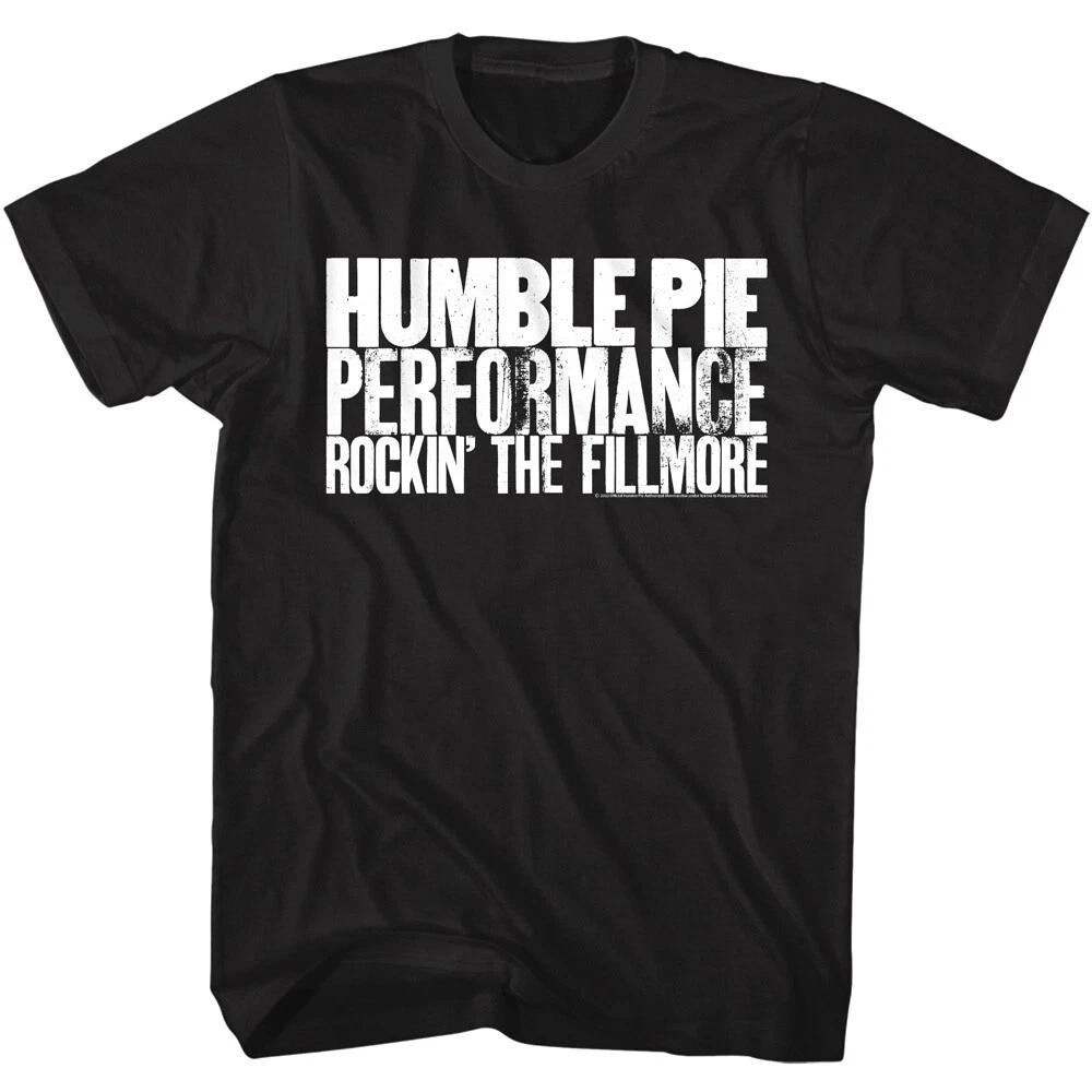 Humble Pie Rockin The Fillmore Мужская футболка Живое выступление Хард-рок группа M