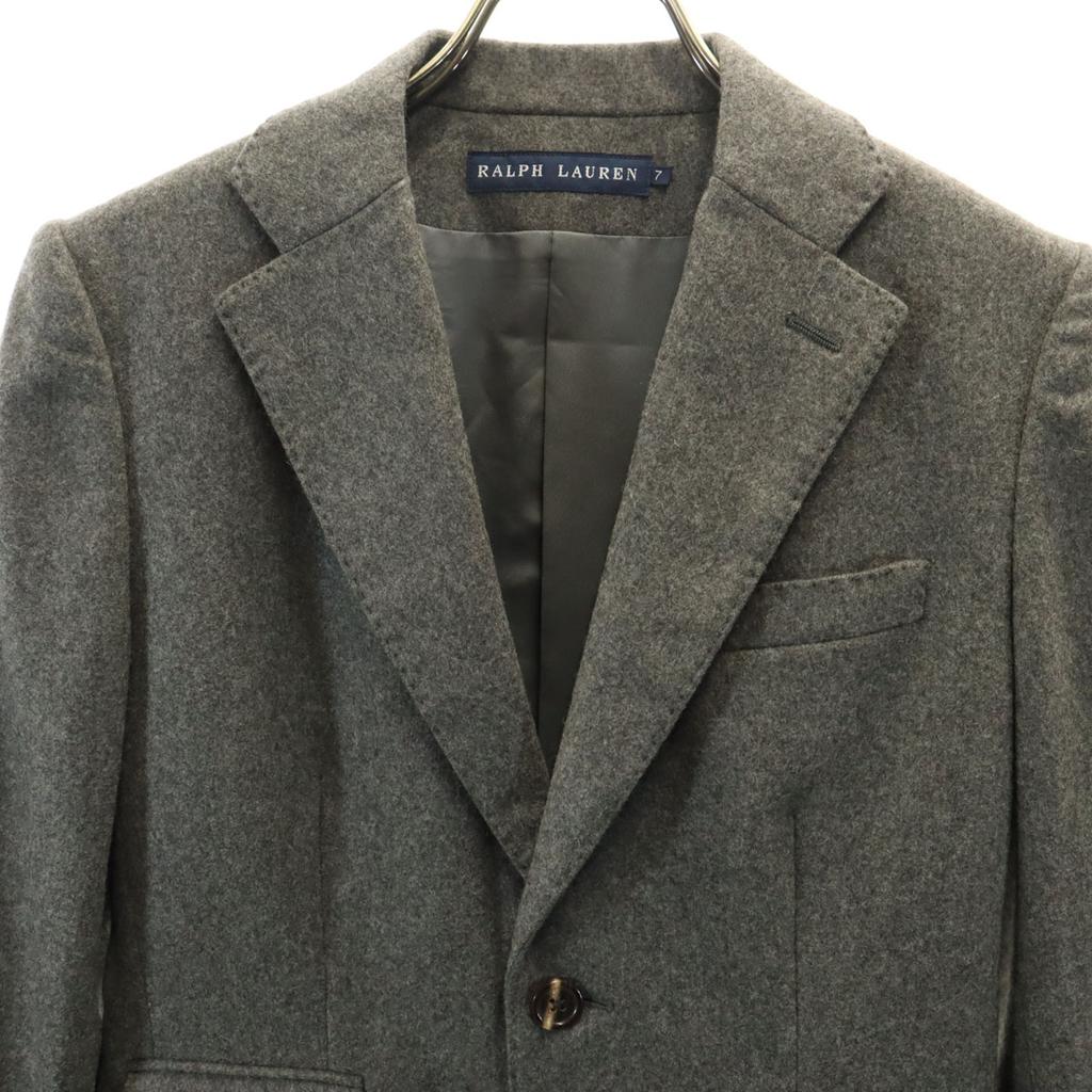 Ralph Lauren Jaqueta sob medida de mistura de lã 7 cinza Infantil Usada
