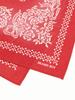 Beams Boy Handkerchief/Bandana [Special Order] ELEPHANT BRAND Deadstock Fade Nose Bandana for Women, Red/Free