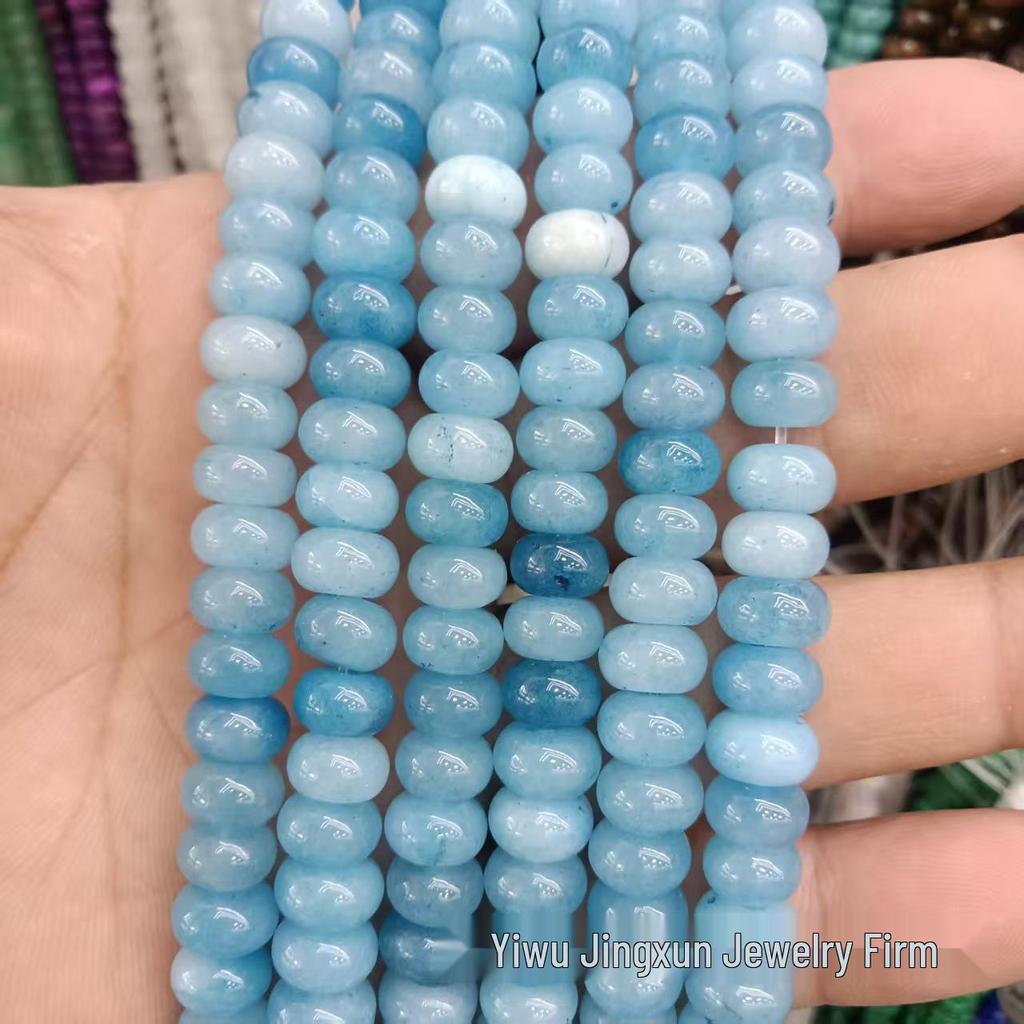 100 Natural Stone 5x8mm Abacus Beads for Jewelry Making – Bracelets & Necklaces